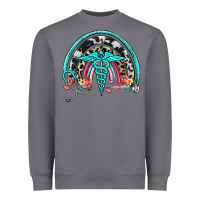 Storm nurse rainbow Heavyweight Sweatshirt - NancyCooperArtShop