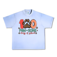 Grape Ice 100 pawsome days of school Urban Heavy Tee - MaliasSmallBusiness
