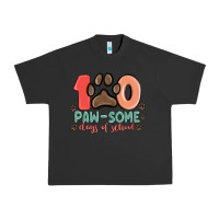 Pigment Black 100 pawsome days of school Urban Heavy Tee - MaliasSmallBusiness
