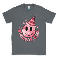 Charcoal Heather birthday girl Classic Tee - MaliasSmallBusiness