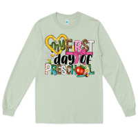 Matcha my first day of preschool Long Sleeve Tee - NancyCooperArtShop