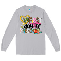 Moon Dust my first day of preschool Long Sleeve Tee - NancyCooperArtShop