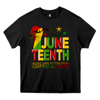 Black juneteenth fist free ish since 1865 Heavy Core Tee - HRA Design Shop