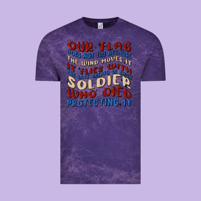 Our Flag Vintage Tee Designed By Maliassmallbusiness