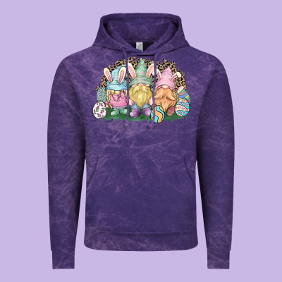 Easter Day Gnomes Vintage Hoodie Designed By Nancycooperartshop