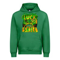 Emerald I don't need luck i've got skill st. patricks day Urban Hoodie - FaDigitalArtStudio