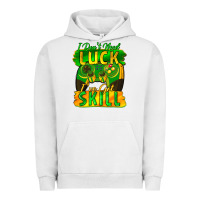 Pigment Lunar Rock I don't need luck i've got skill st. patricks day Urban Hoodie - FaDigitalArtStudio