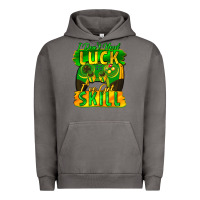 Pigment Tornado I don't need luck i've got skill st. patricks day Urban Hoodie - FaDigitalArtStudio
