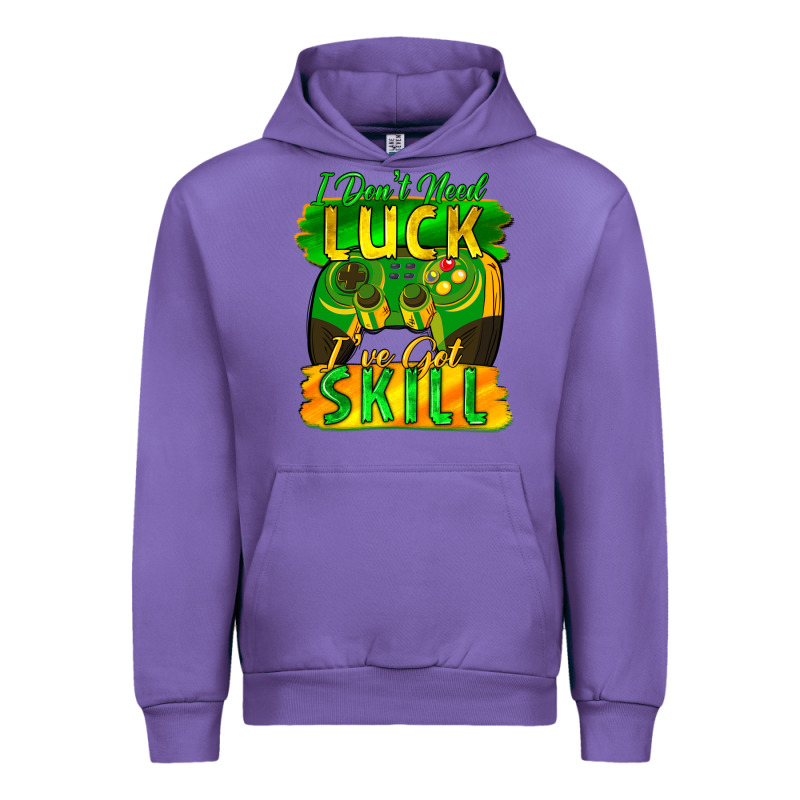 I Don't Need Luck I've Got Skill St. Patricks Day Urban Hoodie by FaDigitalArtStudio | Teevron