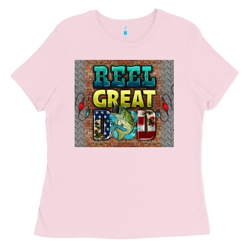 Reel Great Dad Ladies Tee by HRA Design Shop | Teevron