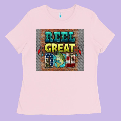 Reel Great Dad Ladies Tee Designed By Hra Design Shop