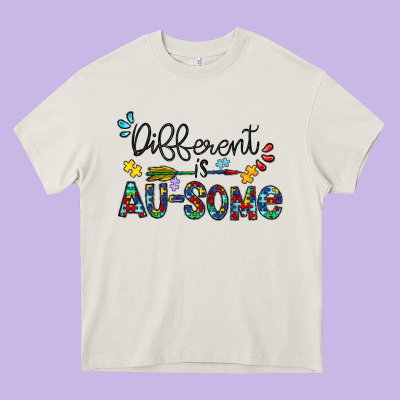 Different Au Some Heavy Core Tee Designed By Cowhidedigitalart
