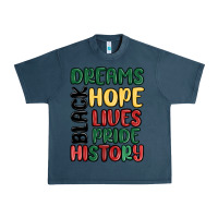 Midnight Navy dreams hope lives pride Urban Heavy Tee - MaliasSmallBusiness