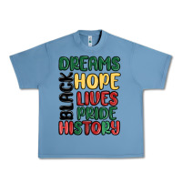 Pebble Blue dreams hope lives pride Urban Heavy Tee - MaliasSmallBusiness