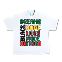 White dreams hope lives pride Urban Heavy Tee - MaliasSmallBusiness