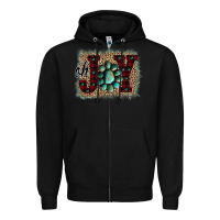Black Oh Joy Christmas Zipper Hoodie - Bettercallsaul