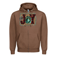 Chestnut Oh Joy Christmas Zipper Hoodie - Bettercallsaul