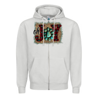 Dove Grey Oh Joy Christmas Zipper Hoodie - Bettercallsaul