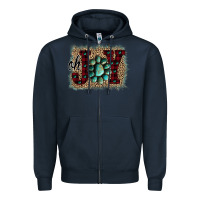 Navy Oh Joy Christmas Zipper Hoodie - Bettercallsaul