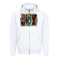 White Oh Joy Christmas Zipper Hoodie - Bettercallsaul