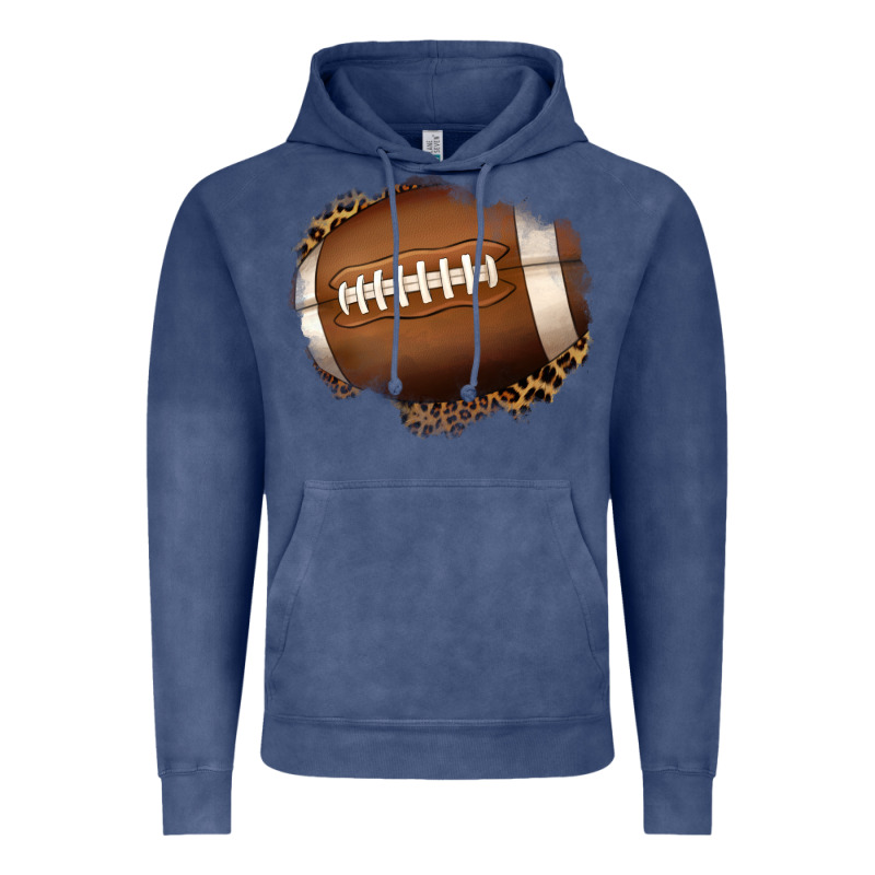 Leopard American Football Patch Vintage Hoodie by Jasminsmagicworld | Teevron