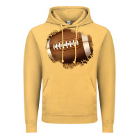 Vintage Mustard leopard american football patch Vintage Hoodie - Jasminsmagicworld