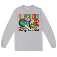 Moon Dust teachers change the world Long Sleeve Tee - NancyCooperArtShop
