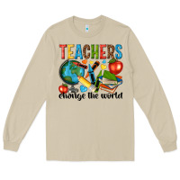 Mushroom teachers change the world Long Sleeve Tee - NancyCooperArtShop