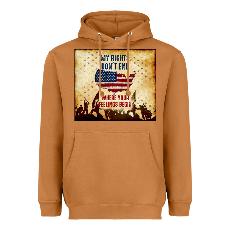 My Rights Don't End Heavyweight Hoodie by TumblerDesignByShophia | Teevron