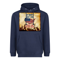Navy my rights don't end Heavyweight Hoodie - TumblerDesignByShophia