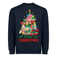 Christmas Book Tree Heavyweight Sweatshirt | Teevron