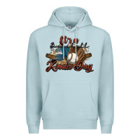 Blue Mist It's a Baseball kinda day Premium Hoodie - HowdyJamesFarm