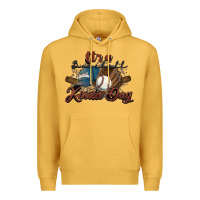 Mustard It's a Baseball kinda day Premium Hoodie - HowdyJamesFarm