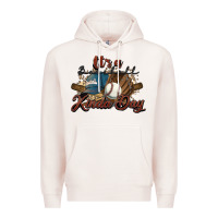 Pale Pink It's a Baseball kinda day Premium Hoodie - HowdyJamesFarm