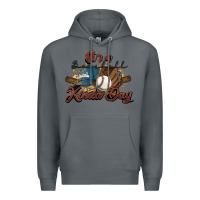 Rock It's a Baseball kinda day Premium Hoodie - HowdyJamesFarm