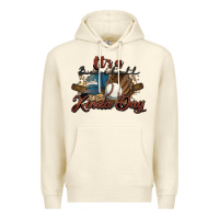 Sandshell It's a Baseball kinda day Premium Hoodie - HowdyJamesFarm