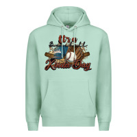 Seafoam It's a Baseball kinda day Premium Hoodie - HowdyJamesFarm