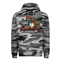 Slate Camo It's a Baseball kinda day Premium Hoodie - HowdyJamesFarm