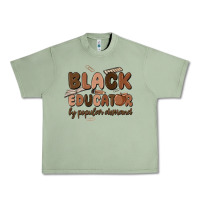 Oil Green black educator by popular demand Urban Heavy Tee - MaliasSmallBusiness