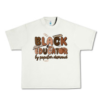 Pistachio black educator by popular demand Urban Heavy Tee - MaliasSmallBusiness
