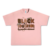 Salmon black educator by popular demand Urban Heavy Tee - MaliasSmallBusiness