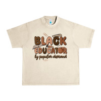 Sandshell black educator by popular demand Urban Heavy Tee - MaliasSmallBusiness