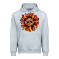 Heather Grey turkey sunflower bbs Urban Hoodie - BundleAndBundleShop