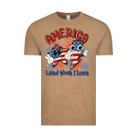 Vintage Coffee america land that i love Vintage Tee - MaliasSmallBusiness