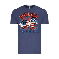 Vintage Denim america land that i love Vintage Tee - MaliasSmallBusiness