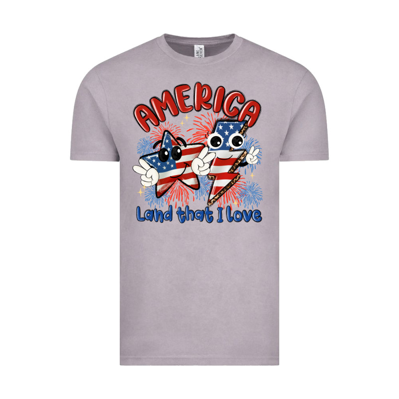 America Land That I Love Vintage Tee by MaliasSmallBusiness | Teevron