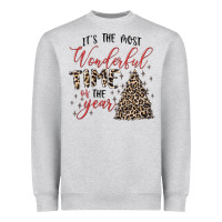 Heather Grey it's the most wonderful time of the year Heavyweight Sweatshirt - MaliasSmallBusiness