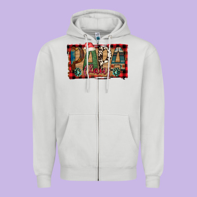 Papa Claus Zipper Hoodie Designed By Bettercallsaul