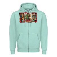 Seafoam Papa Claus Zipper Hoodie - Bettercallsaul