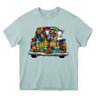 Arona farm life truck autism Heavy Core Tee - CowhideDigitalArt